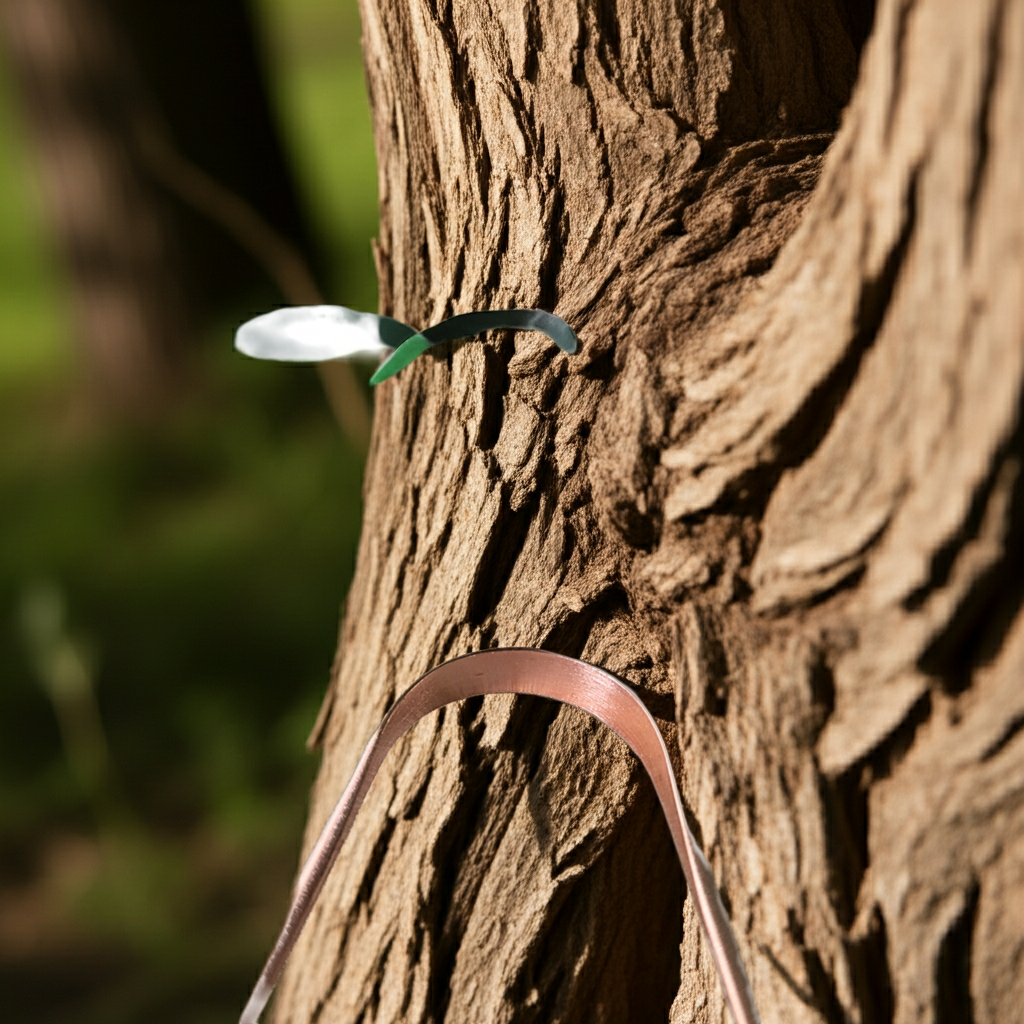 Koperen tongschraper Ayurvedische mondverzorging met puur koper