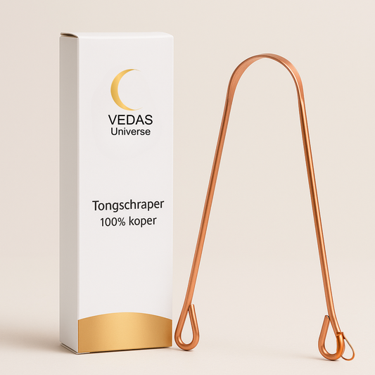 Koperen tongschraper Ayurvedische mondverzorging met puur koper